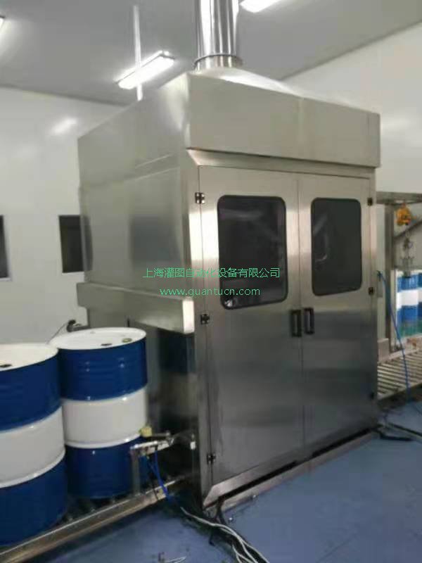 <b>200L摆臂式液体灌装机全自</b>